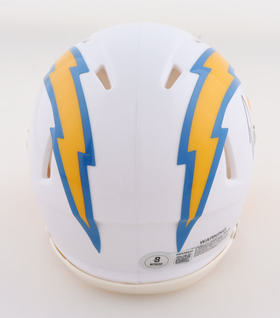 Omarion Hampton Signed Chargers Speed Mini Helmet (Beckett)