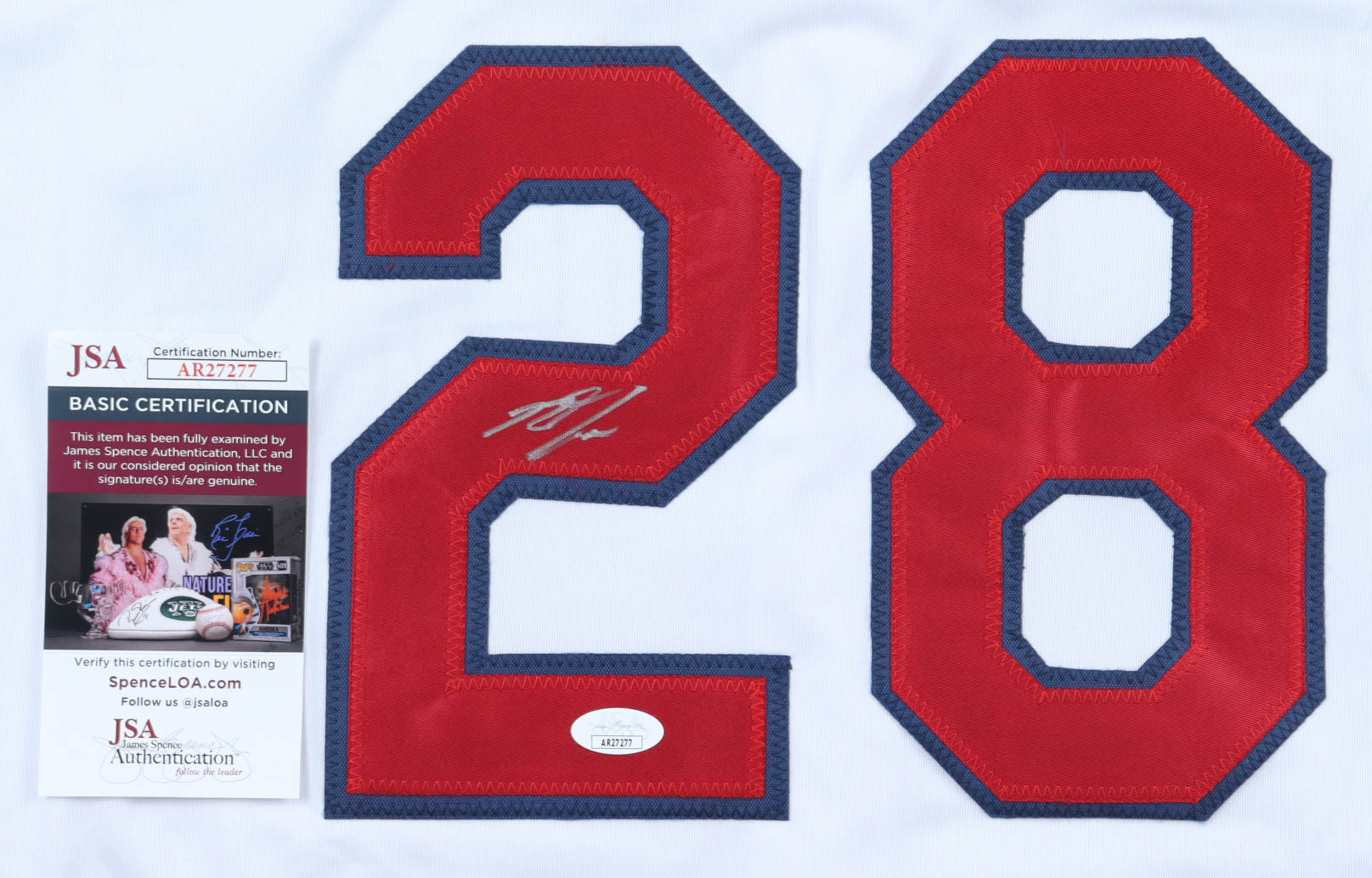 Nolan Arenado Signed Jersey (JSA)