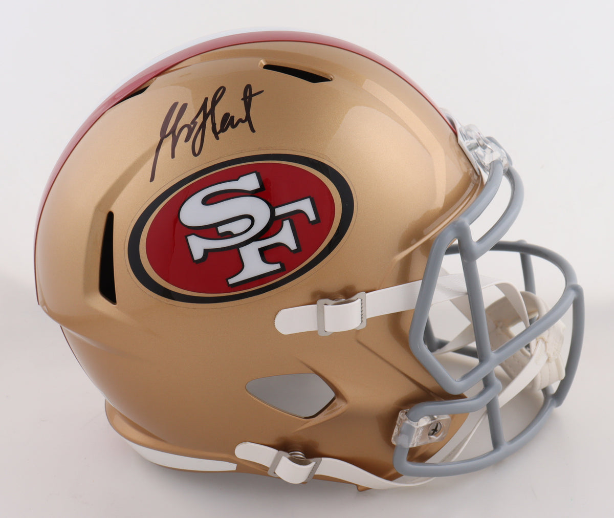 Garrison Hearst Signed 49ers Full-Size Speed Helmet (Beckett)