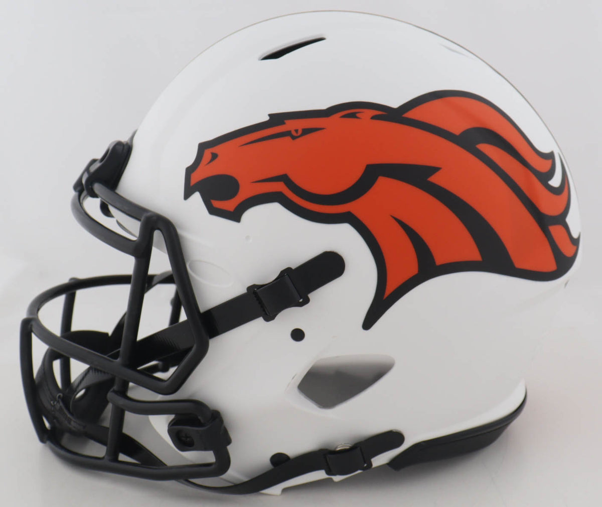 Terrell Davis Signed Broncos Full-Size Lunar Eclipse Alternate Authentic On-Field Speed Helmet Inscribed "HOF17" (Radtke)
