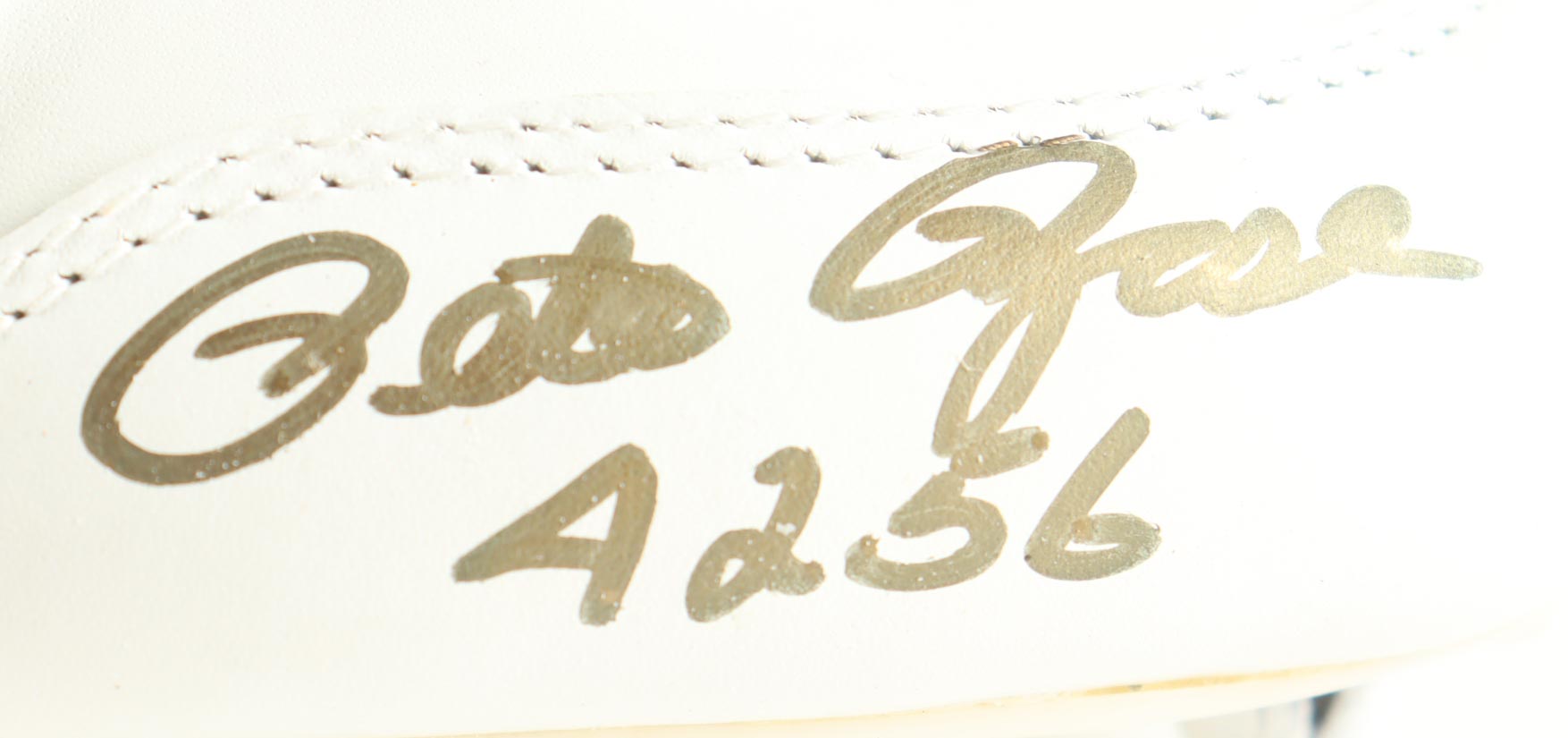 Pete Rose Signed Brooks Baseball Cleat Inscribed "4256" with Display Case (PSA)