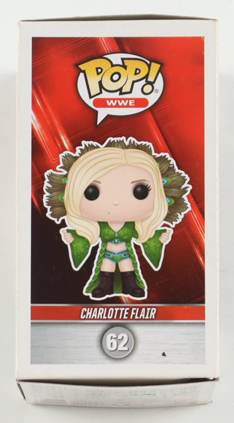 Charlotte Flair Signed WWE #62 Funko Pop! Vinyl Figure (ACOA)