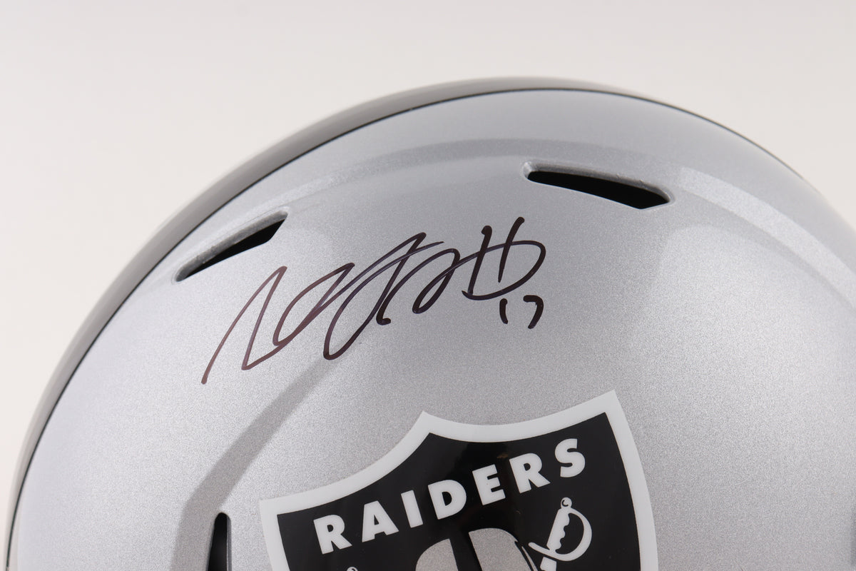 Davante Adams Signed Raiders Full-Size Speed Helmet (Beckett)