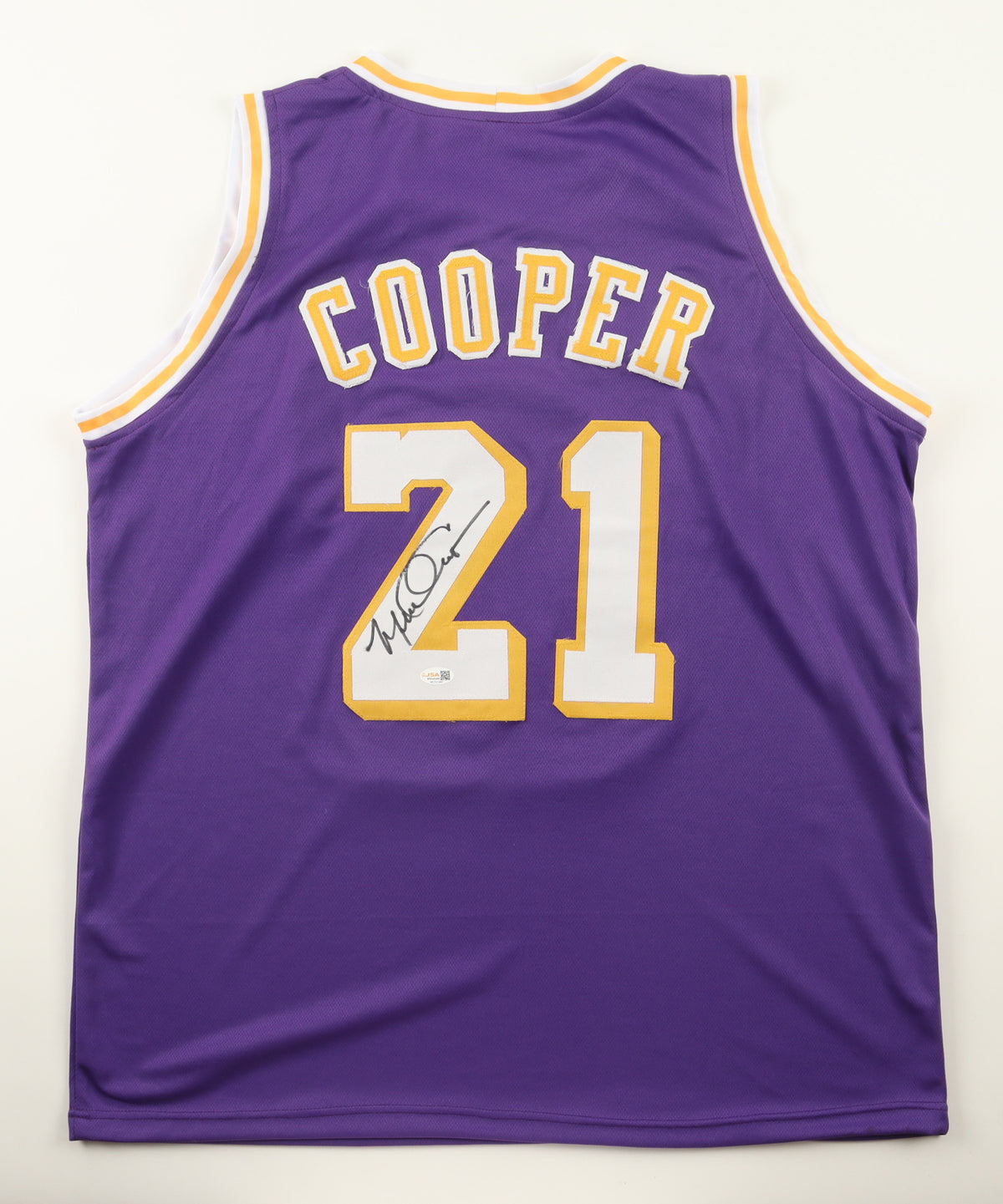 Michael Cooper Signed Jersey (JSA)