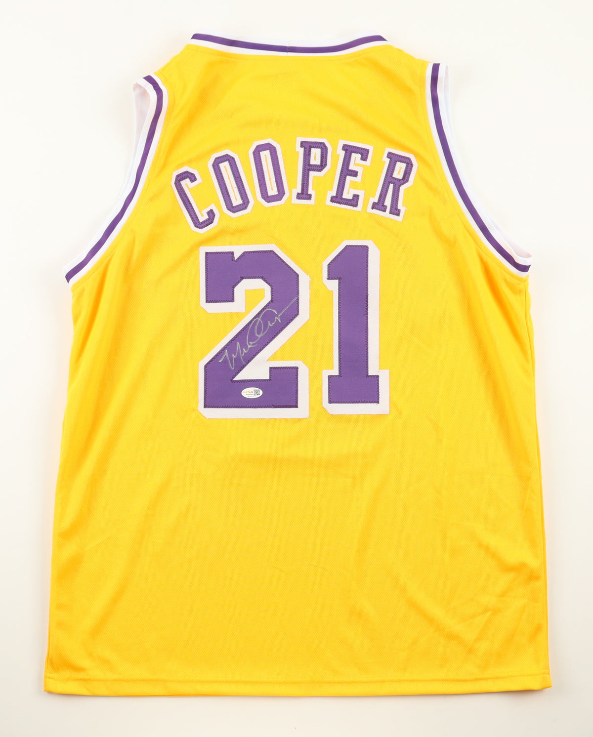 Michael Cooper Signed Jersey (JSA)