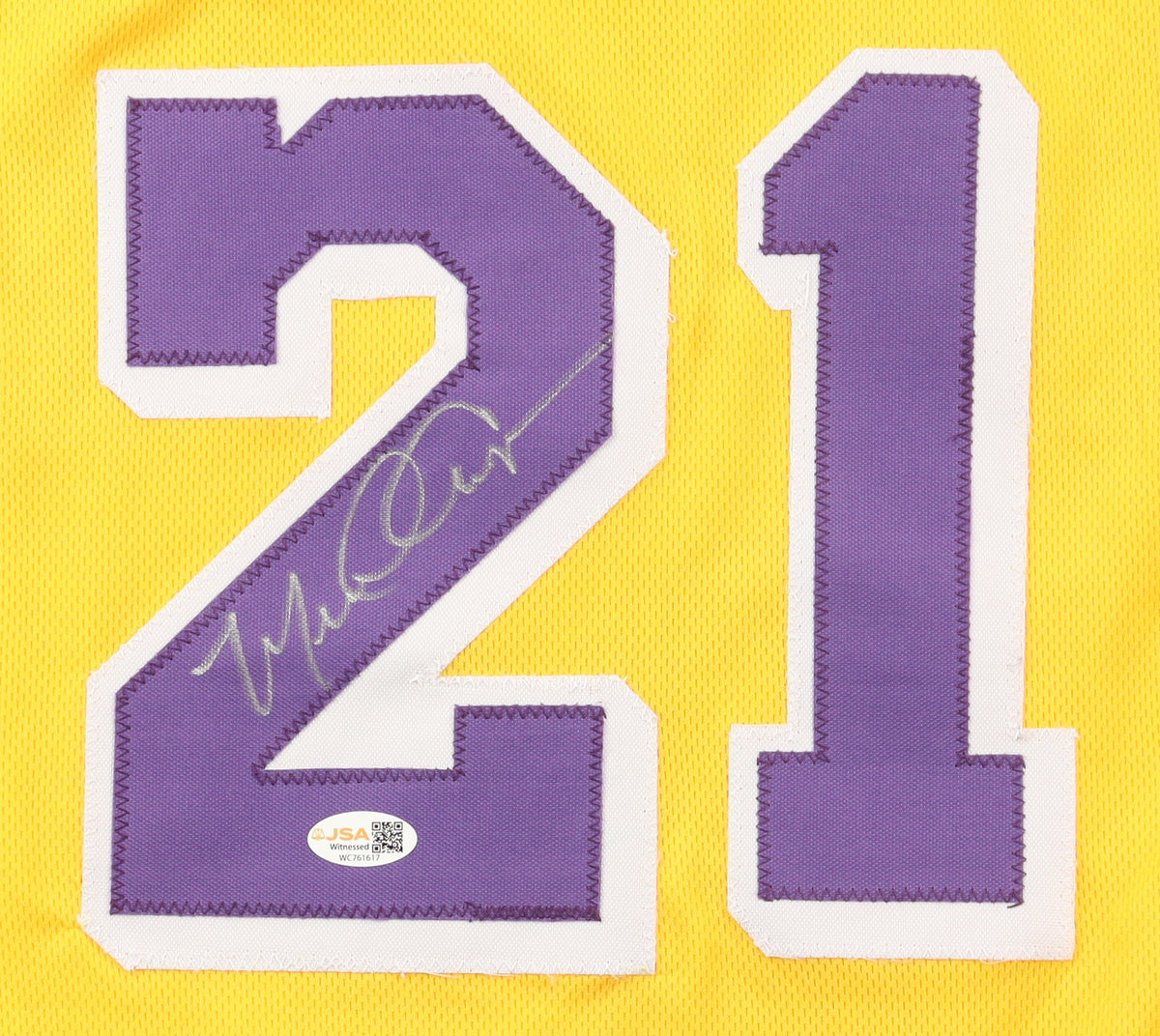 Michael Cooper Signed Jersey (JSA)