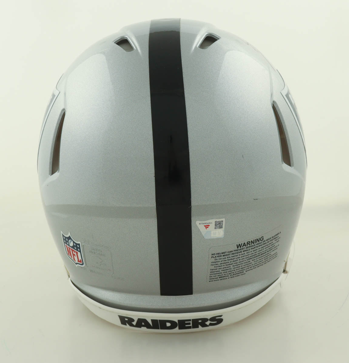 Geno Smith Signed Raiders Full-Size Authentic On-Field Speed Helmet (Fanatics)