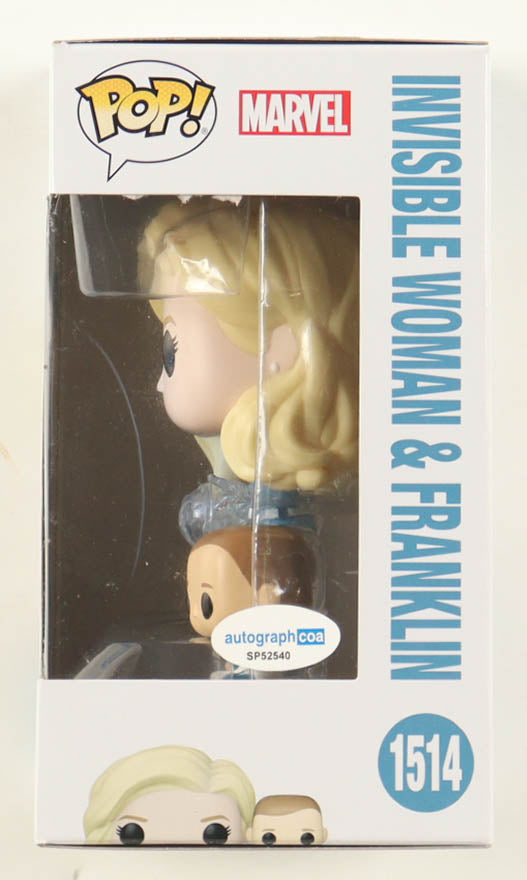 Vanessa Kirby Signed "The Fantastic Four: First Steps" #1514 Invisible Woman & Franklin Bobble-Head Funko Pop! Vinyl Figure (ACOA)