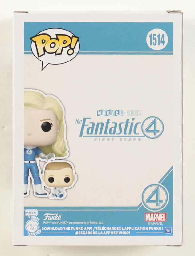 Vanessa Kirby Signed "The Fantastic Four: First Steps" #1514 Invisible Woman & Franklin Bobble-Head Funko Pop! Vinyl Figure (ACOA)