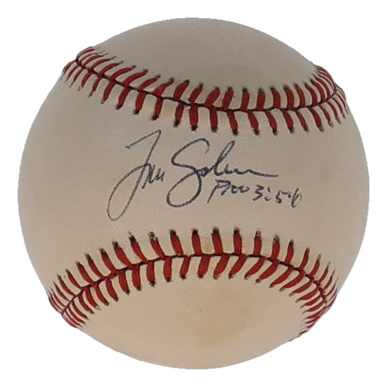 Tim Salmon Signed OAL Baseball with Inscription (JSA)