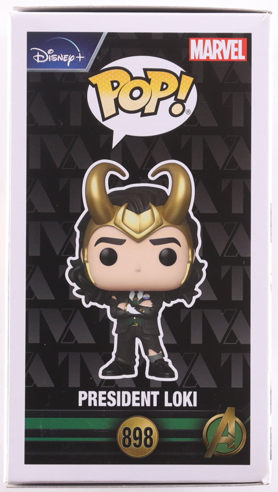 Tom Hiddleston Signed "Loki" #898 President Loki Funko Pop! Vinyl Figure (ACOA)