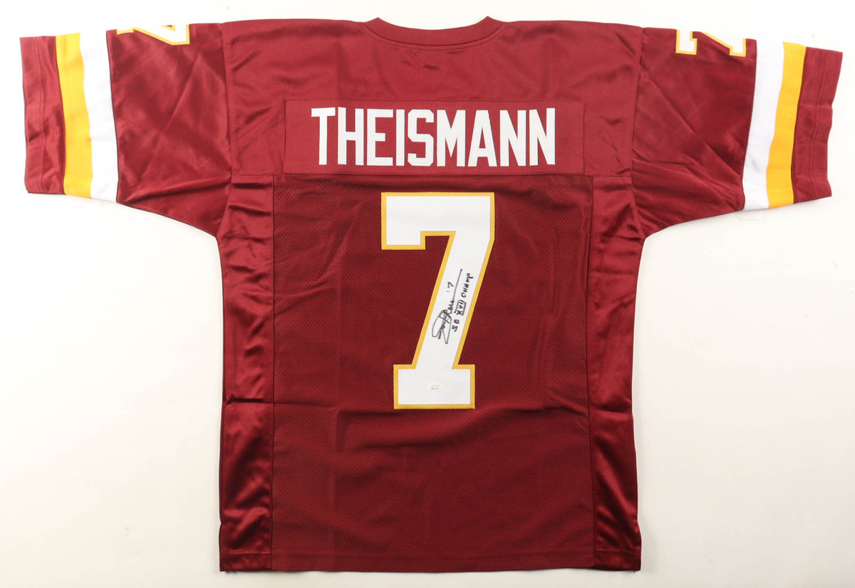 Joe Theismann Signed Jersey Inscribed "SB XVII Champ" (JSA)
