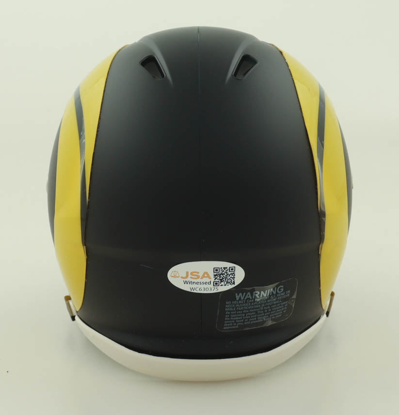 Kyren Williams Signed Rams Rivalries Alternate Speed Mini Helmet (JSA)