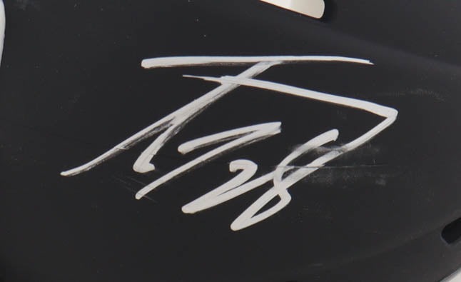 Adrian Peterson Signed Vikings AMP Alternate Speed Mini Helmet (PSA)