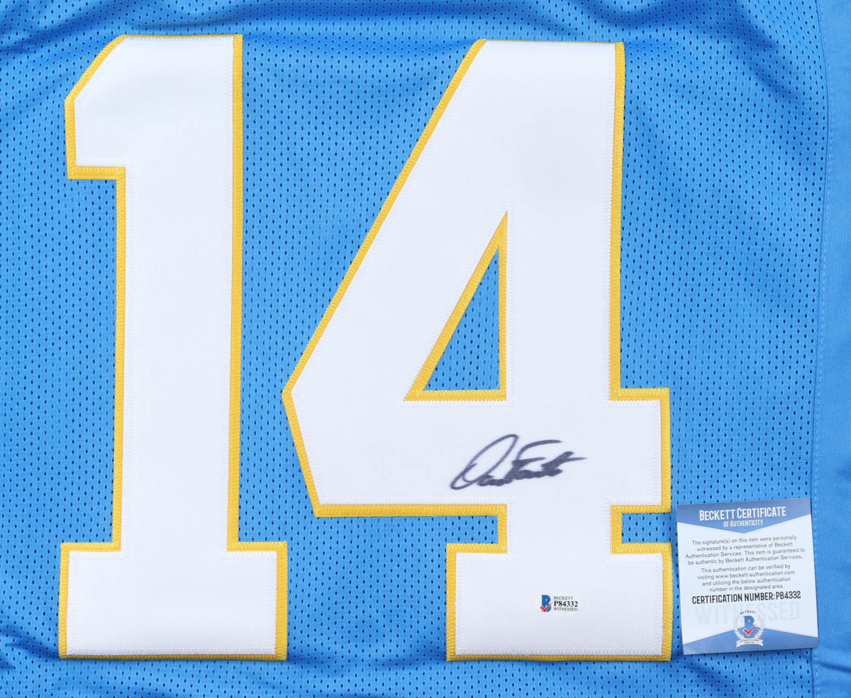 Dan Fouts Signed Jersey (Beckett)