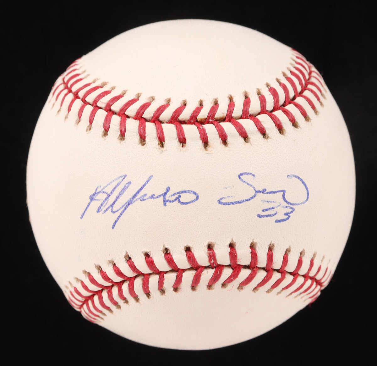 Alfonso Soriano Signed OML Baseball (JSA)