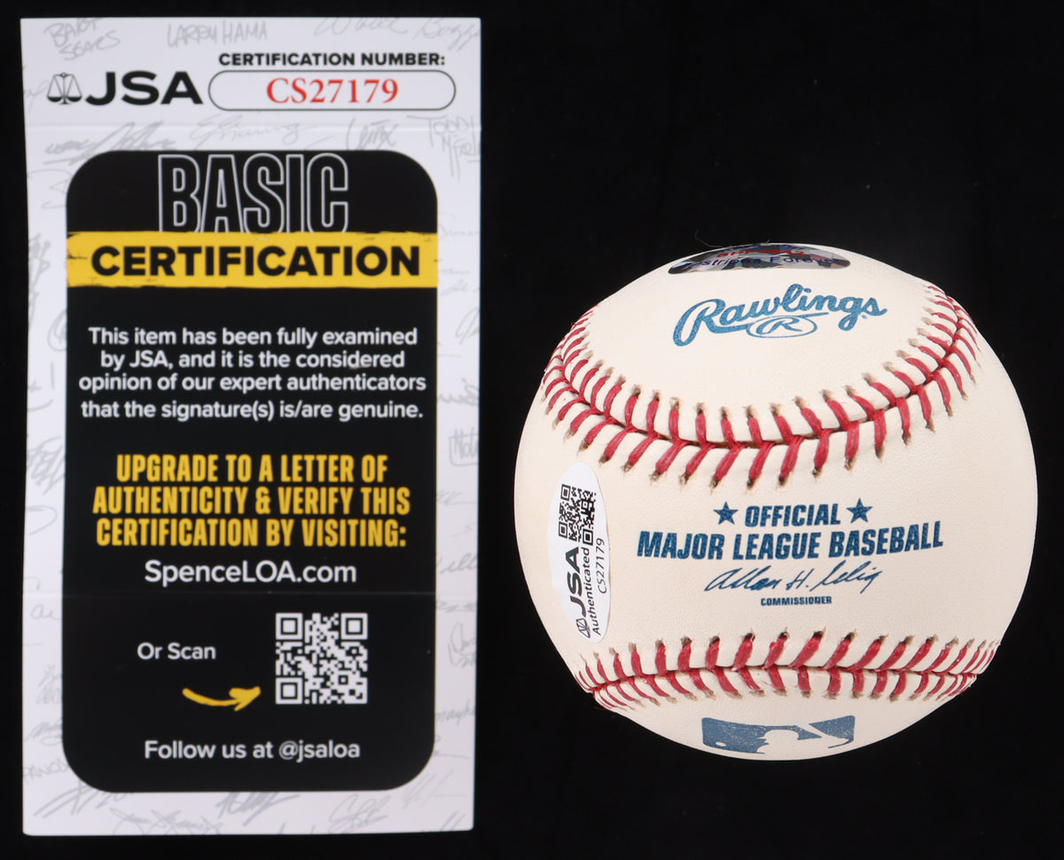 Alfonso Soriano Signed OML Baseball (JSA)
