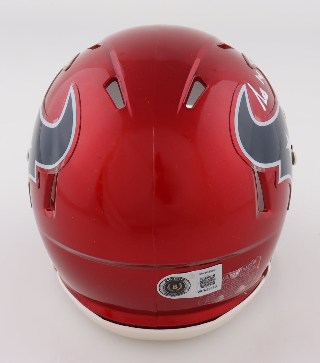 Nico Collins & Kayshon Boutte Signed Texans Speed Mini Helmet (Beckett)