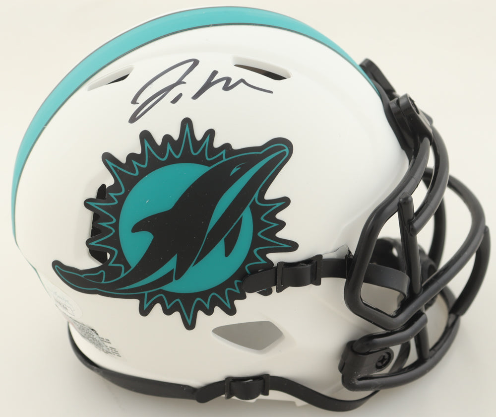 Jaylen Waddle Signed Dolphins Lunar Eclipse Alternate Speed Mini Helmet (JSA & PIA)