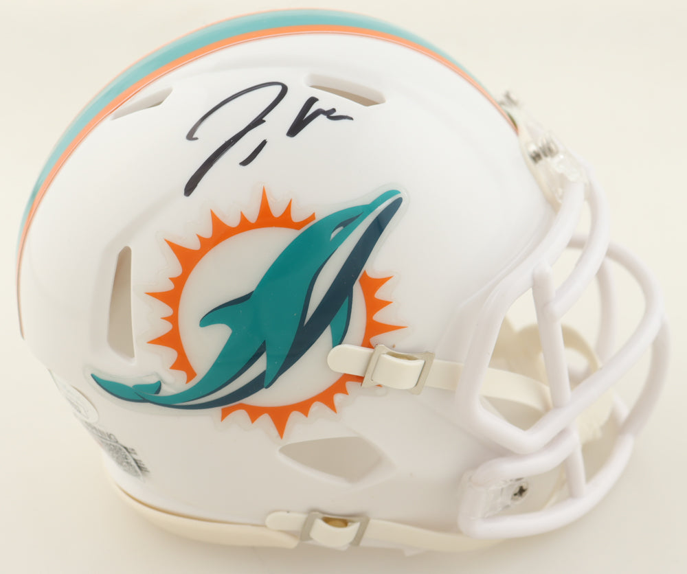 Jaylen Waddle Signed Dolphins Speed Mini Helmet (JSA)