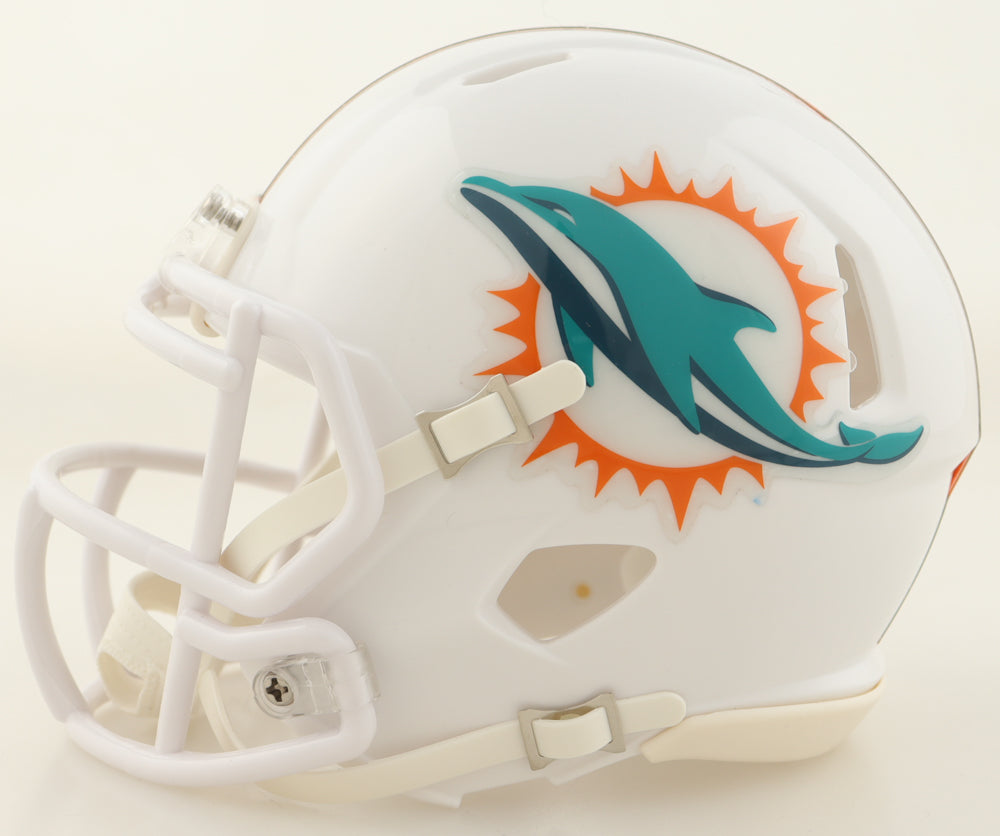 Jaylen Waddle Signed Dolphins Speed Mini Helmet (JSA)