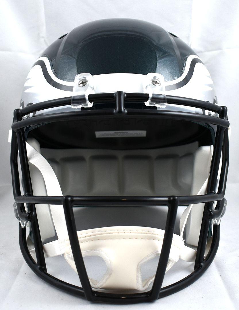 A. J. Brown Signed Eagles Full-Size Speed Helmet (Beckett)