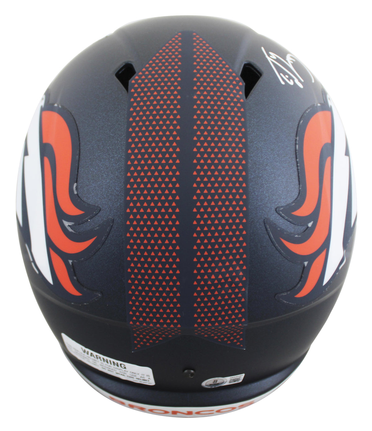 Ed McCaffrey Signed Broncos Full Size Speed Helmet (Beckett)