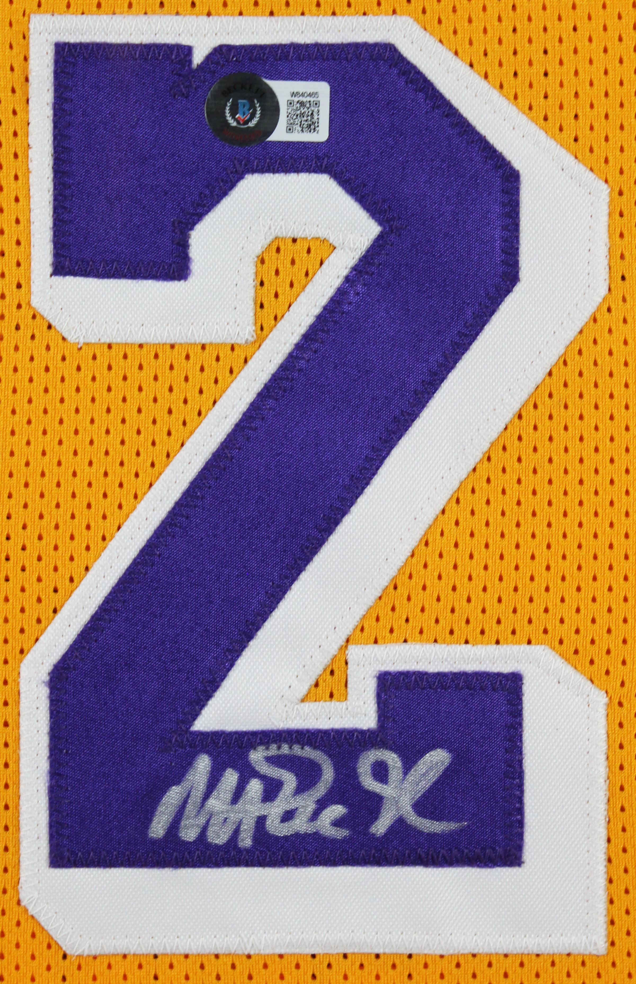 Rare Magic Johnson Signed & Framed Lakers Jersey | Beckett COA Guaranteed