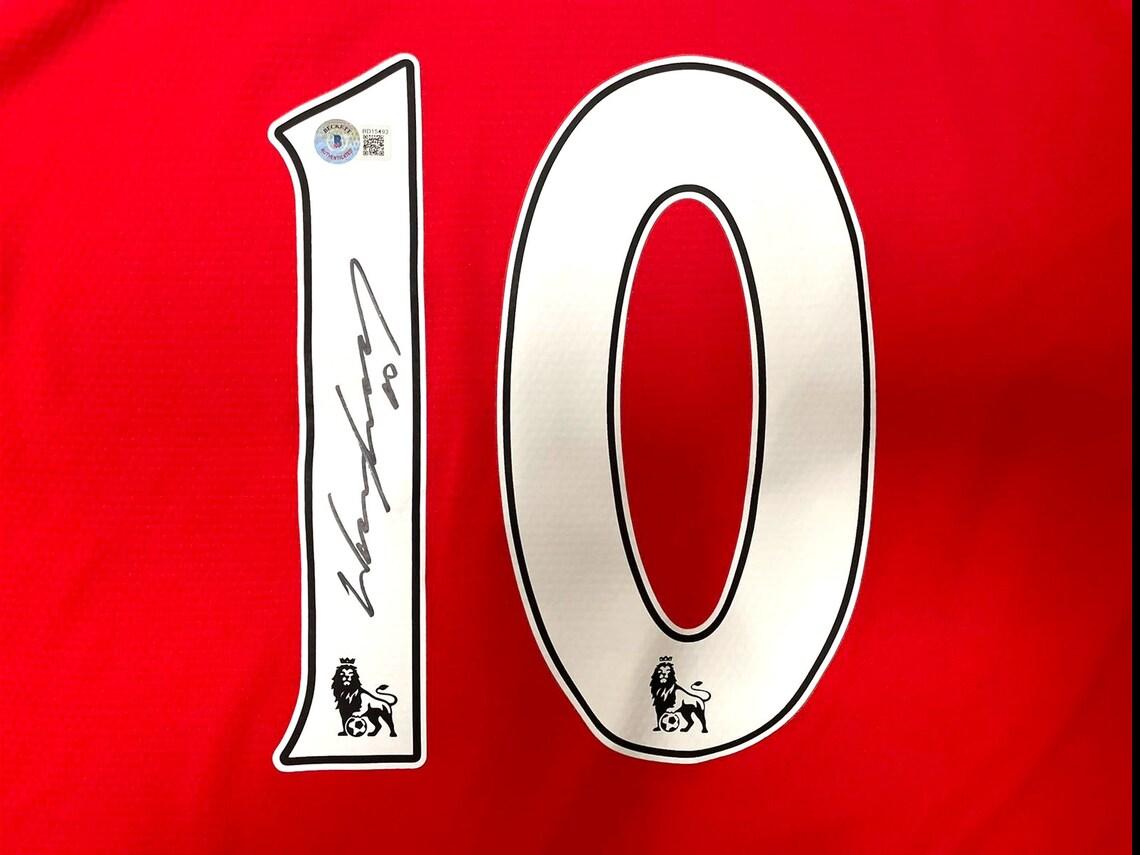 Wayne Rooney Autographed Manchester United Nike Authentic Jersey | Beckett Certified Signature | Soccer Legend Memorabilia