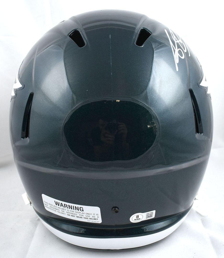 A. J. Brown Signed Eagles Full-Size Speed Helmet (Beckett)