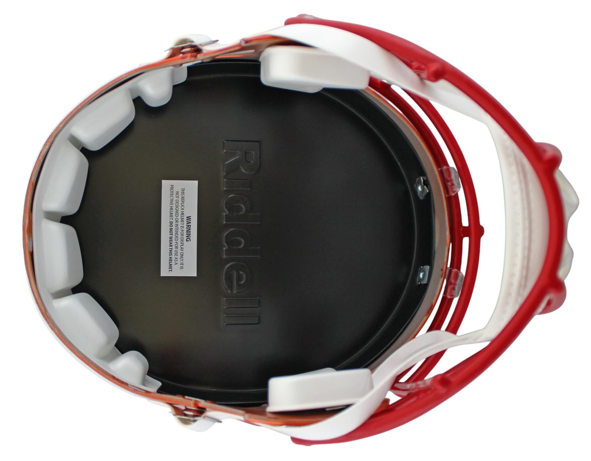 Authentic Mike Alstott Autographed Buccaneers Flash Alternate Speed Helmet SB XXXVII Beckett COA