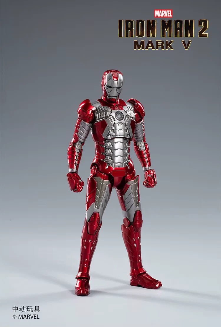 New ZT Zd Toys Iron Men Original Genuine Marvel 10th Anniversary Edition Mk5