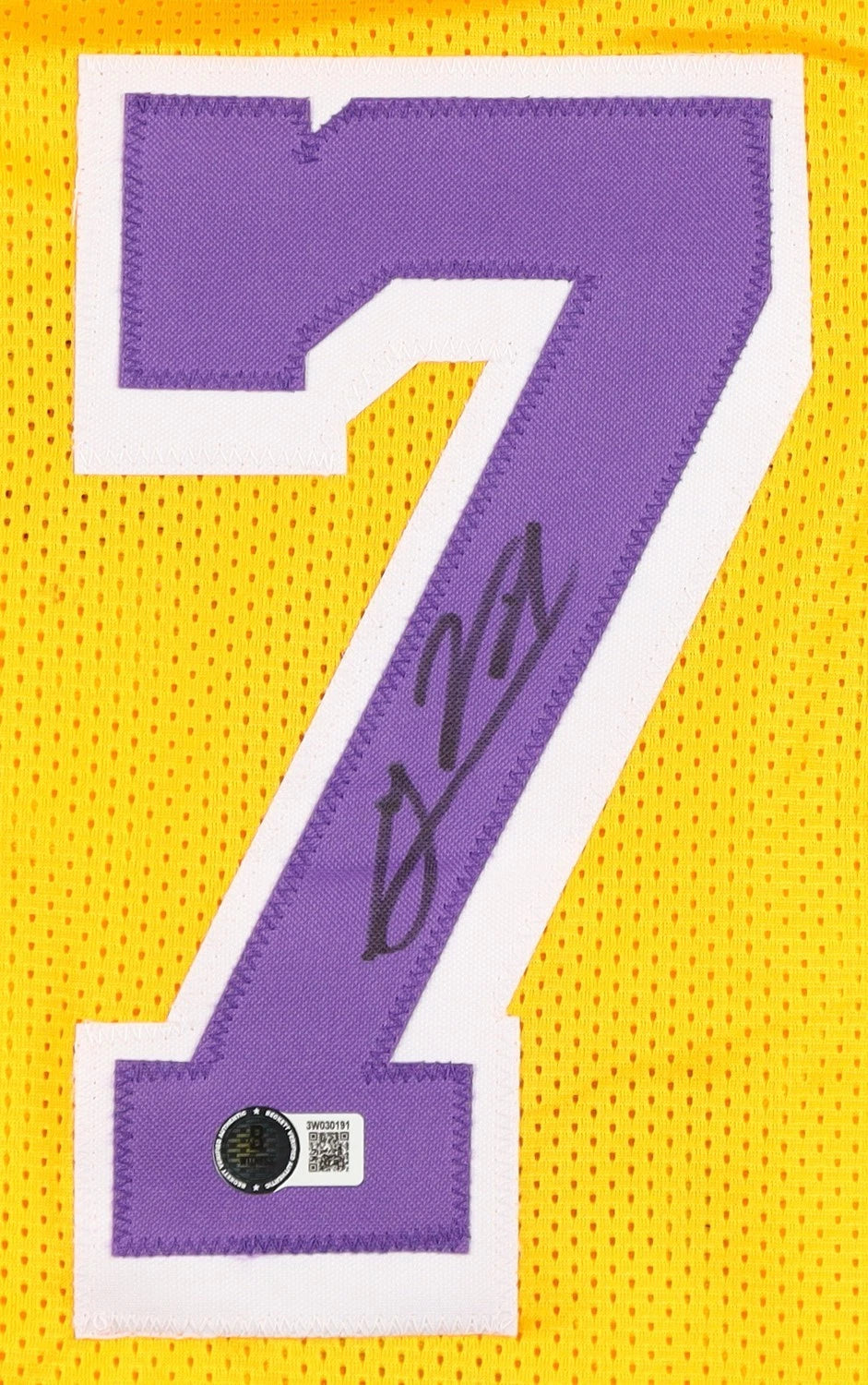 Gabe Vincent Hand Signed Custom Jersey (Beckett COA)