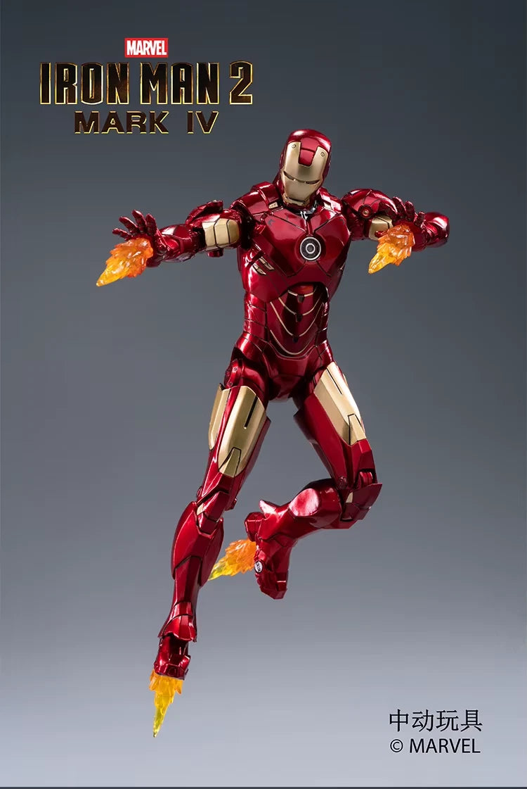 New ZT Zd Toys Iron Men Original Genuine Marvel 10th Anniversary Mk4