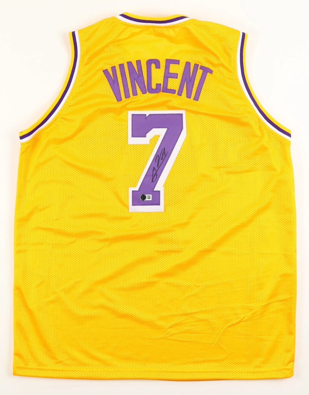 Gabe Vincent Hand Signed Custom Jersey (Beckett COA)