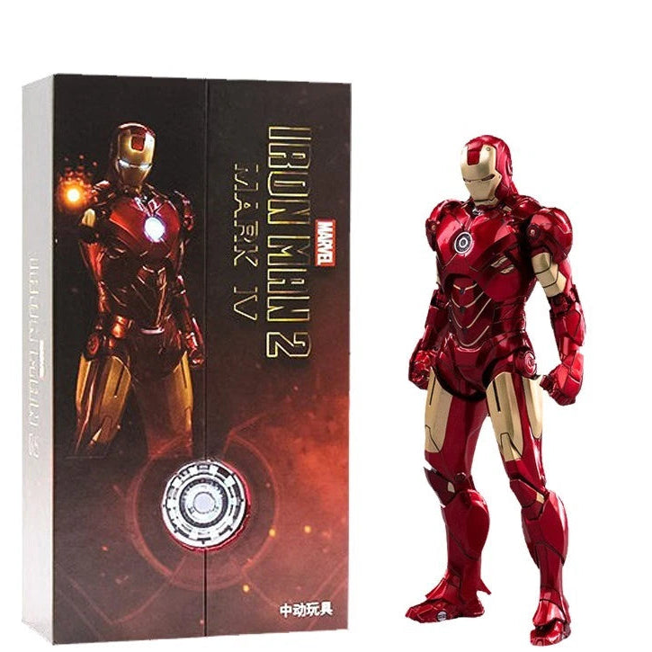 New ZT Zd Toys Iron Men Original Genuine Marvel 10th Anniversary Mk4