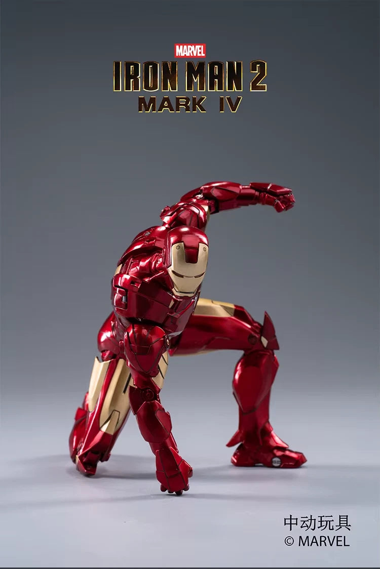 New ZT Zd Toys Iron Men Original Genuine Marvel 10th Anniversary Mk4
