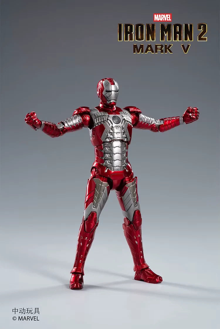 New ZT Zd Toys Iron Men Original Genuine Marvel 10th Anniversary Edition Mk5
