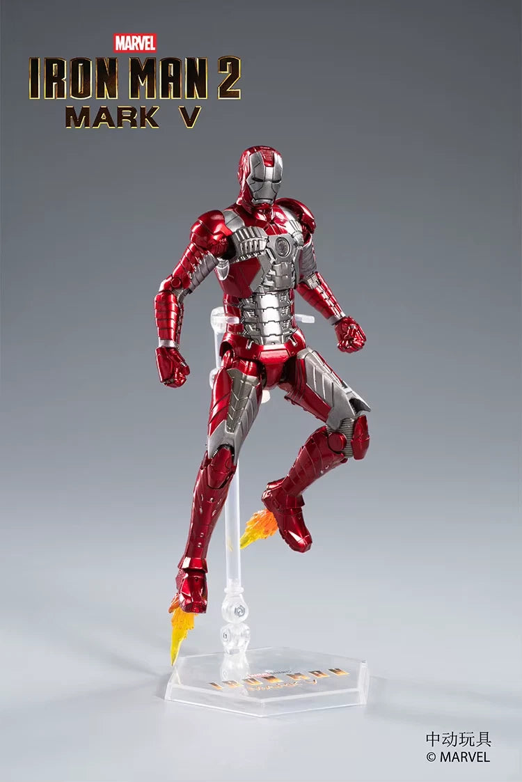 New ZT Zd Toys Iron Men Original Genuine Marvel 10th Anniversary Edition Mk5